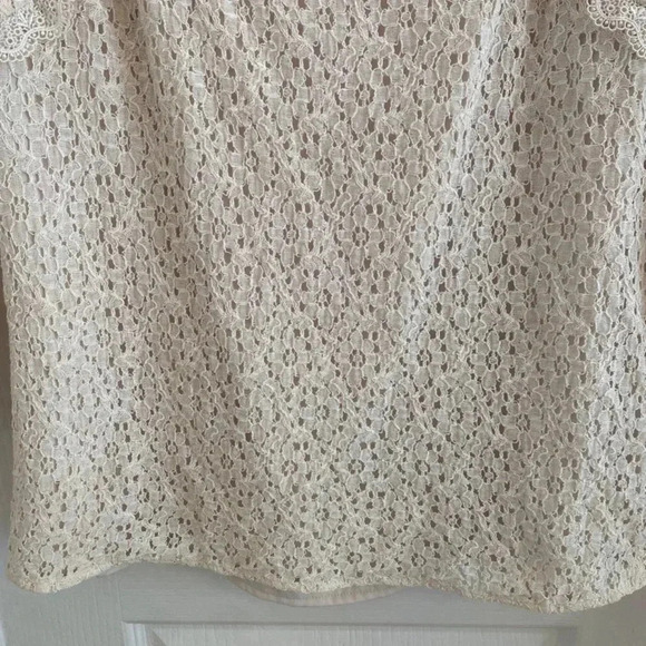 Hawthorn Womens Cream Lace Top - Picture 3 of 10